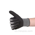 Hespax High Grip Trabajo Anti-corte Guante de látex Hand Glove